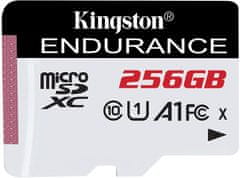 Kingston Endurance Micro sacure Digital (SDXC) 256GB (SDCE/256GB), biela