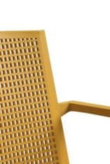 Kreslo GRID ARMCHAIR - horčicovo žltá