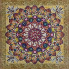 Norimpex Diamantové maľovanie 7D Zlatá mandala 30x30cm