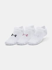 Under Armour Ponožky UA Essential No Show 3pk-WHT S