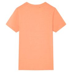 Vidaxl Detské tričko s dlhými rukávmi neónovooranžové 92
