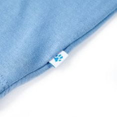 Vidaxl Detské tričko stredne modré 104