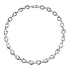 Luxusný náhrdelník s kryštálmi Orbita 12210.R