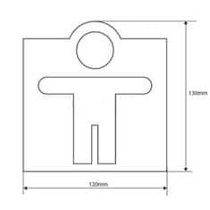 BEMETA BEMETA Ikona - WC pánske, lesk 111022032 - Bemeta