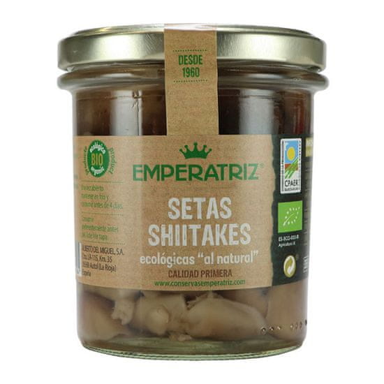 Emperatriz Bio hríb Shiitake (Lentinus edodes / Húževnatec jedlý) Bio, ECO, Premium 310g