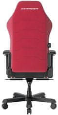 DXRacer herná stolička MASTER čierno-červená, látková
