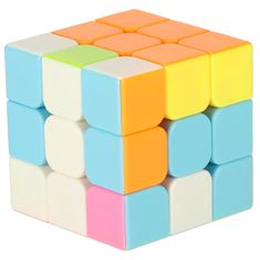 WOWO Neónová Logická Hra - Puzzle Kocka 3x3, Veľkosť 5,65cm