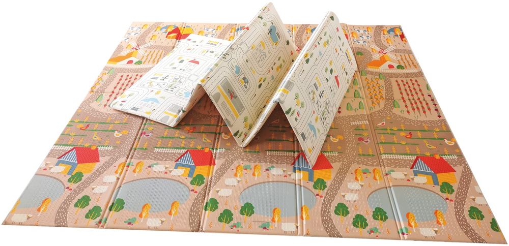 Asalvo Hracia podložka PLAY MAT XL 120×180 cm FARM-CITY