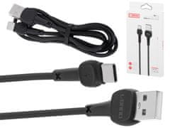 WOWO Rýchlonabíjací USB Typ-C Kábel L-BRNO NB132 v Čiernej Farbe