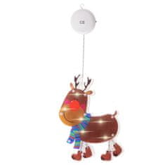 WOWO Závesná Vianočná Dekorácia - LED Svetielka v tvare Soba
