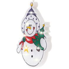 WOWO Závesná LED Dekorácia - Vianočný Snehuliak