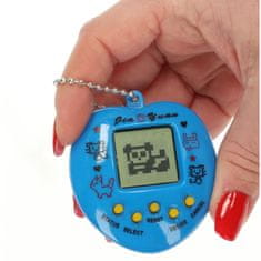 WOWO Modrá Elektronická Hračka Tamagotchi s 49 Funkciami v 1