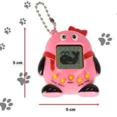 WOWO Ružová Elektronická Hračka Tamagotchi - Interaktívna Hra na Zvieratká