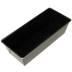KIK KX4464 Univerzálny plech na pečenie s textúrou 25 cm x 11 cm x 7,5 cm čierny