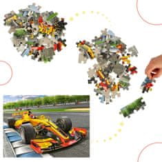 WOWO Puzzle CASTORLAND 60 Dielikov - Závodné Auto Racing Bolide na Trati, pre Deti 5+ Rokov