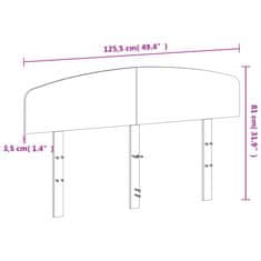 Vidaxl Čelo postele biele 120 cm masívna borovica