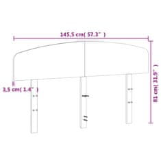 Vidaxl Čelo postele 140 cm masívna borovica