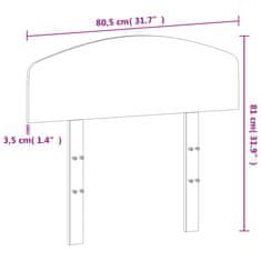 Vidaxl Čelo postele 75 cm masívna borovica