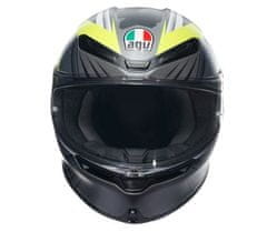 AGV K6 E2206 MPLK EXCITE MATT CAMO/YELLOW FLUO vel. L