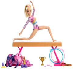 Mattel Barbie Gymnastka na kladine HRG52