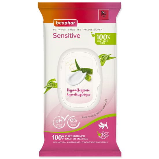 Beaphar Ubrousky BIO Sensitive - DISPLEJ (10ks) 30 ks