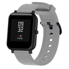 BStrap Silicone V4 remienok na Xiaomi Amazfit GTR Mini, gray