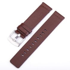 BStrap Fine Leather remienok na Xiaomi Amazfit GTR Mini, brown