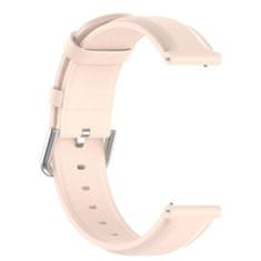 BStrap Leather Lux remienok na Xiaomi Amazfit GTR Mini, sand pink