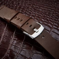 BStrap Fine Leather remienok na Xiaomi Amazfit GTR Mini, brown