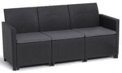 KETER MÁRIA 3 SEATERS SOFA grafit