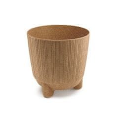 Prosperplast kvetináč 16,8cm RYFO N ECO WOOD DRF170NW-4665W naturo plastový PROSPERPLAST