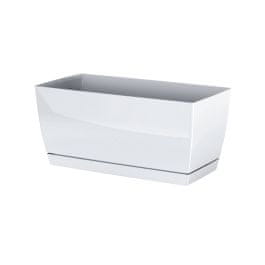 Prosperplast kvetináč truhlík 29x14,2cm Coubi Case P DUPP300-S449 biely plastový PROSPERPLAST