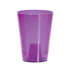 Prosperplast kvetináč 13cm Coubi Orchid DUS130P-CPRB transparentný fialový plastový PROSPERPLAST