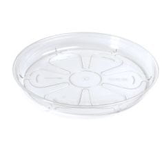 Prosperplast podložka pod kvetináč 12cm COUBI PPC120-CS99G transparentná plastová PROSPERPLAST