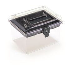 Prosperplast box organizér 195x174x135mm NUF HIGH NUF2HT-S411 čierny plastový KEDEN