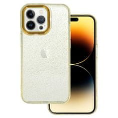 FORCELL Pouzdro Protect Gold Glitter iPhone XR Zlaté