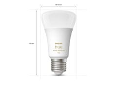 Philips Hue Bluetooth LED White Ambiance žiarovka Philips 8719514291119 E27 A60 8W 1100lm 2200-6500K stmievateľná