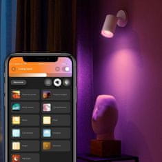 Philips Hue Bluetooth White and Color Ambiance bodové svietidlo Philips Fugato 50631/31/P7 biele GU10 1x5.7W