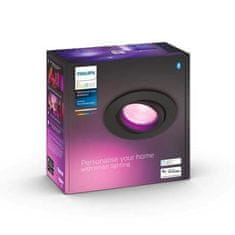 Philips Hue Bluetooth White and Color Ambiance Zapustené bodové svietidlo Philips Centura 8719514342927 GU10 5,7W 350lm 2000-6500K RGB IP20 čierne, stmievateľné