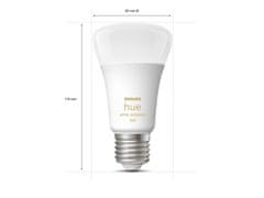 Philips Hue Bluetooth LED White Ambiance set 3ks žiaroviek Philips 8719514328266 E27 A60 3x6W 3x800lm 2200-6500K biele stmievateľné