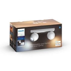 Philips Philips HUE WA Buckram bodové LED svietidlo 2x GU10 5W 350lm 2200-6500K IP20, biele plus ovládač