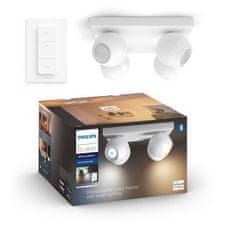 Philips Philips HUE WA Buckram bodové LED svietidlo 4x GU10 5W 350lm 2200-6500K IP20, biele plus ovládač