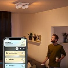 Philips Philips HUE WA Buckram bodové LED svietidlo 4x GU10 5W 350lm 2200-6500K IP20, biele plus ovládač