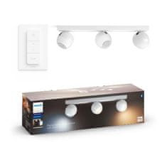 Philips Philips HUE WA Buckram bodové LED svietidlo 3x GU10 5W 350lm 2200-6500K IP20, biele plus ovládač