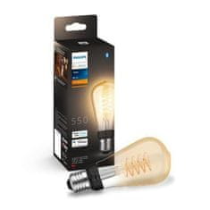 Philips Philips HUE white LED Filament žiarovka E27 ST64 7W 550lm 2100K IP20, stmievateľná