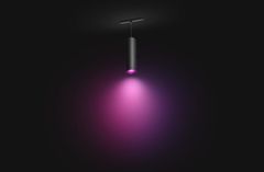 Philips Philips HUE Perifo závesné svietidlo do lištového systému LED WACA 5,1 W 510lm 2000-6500K RGB, čierna