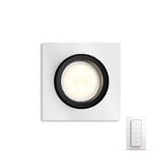 Philips Philips HUE WA Milliskin podhľadové LED svietidlo 1xGU10 5,5 W 250lm 2200-6500K hranaté IP20, hliníkové