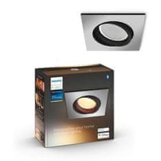 Philips Philips HUE WA Milliskin podhľadové LED svietidlo 1xGU10 5W 350lm 2200-6500K IP20 hranaté, hliník