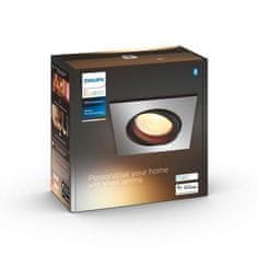 Philips Philips HUE WA Milliskin podhľadové LED svietidlo 1xGU10 5W 350lm 2200-6500K IP20 hranaté, hliník