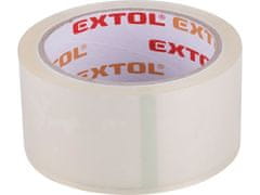 Extol Premium Lepicí páska 8856322 tichá, transparentní, 48mm x 40m tl.0,046mm, PP/akryl lepidlo